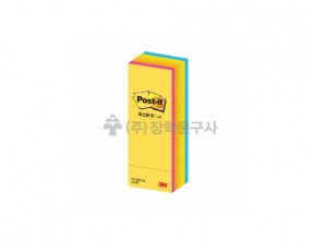 3M 포스트잇 네온 큐브 1x3