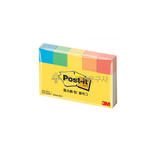 3M 포스트잇 페이지마커 670-5PN