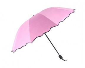 레이니플라워 3단 우산-핑크